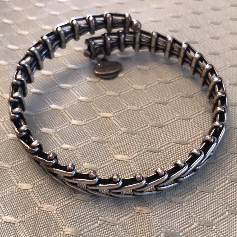 Alex and Ani Silver Wrap Bracelet - Picture 2 of 8